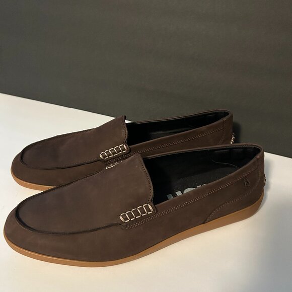 Hush Puppies Brown Leather Casual Loafers Men\'s Size 12. NWOB main image 6